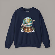 Joy To The World Globe Crewneck Sweatshirt