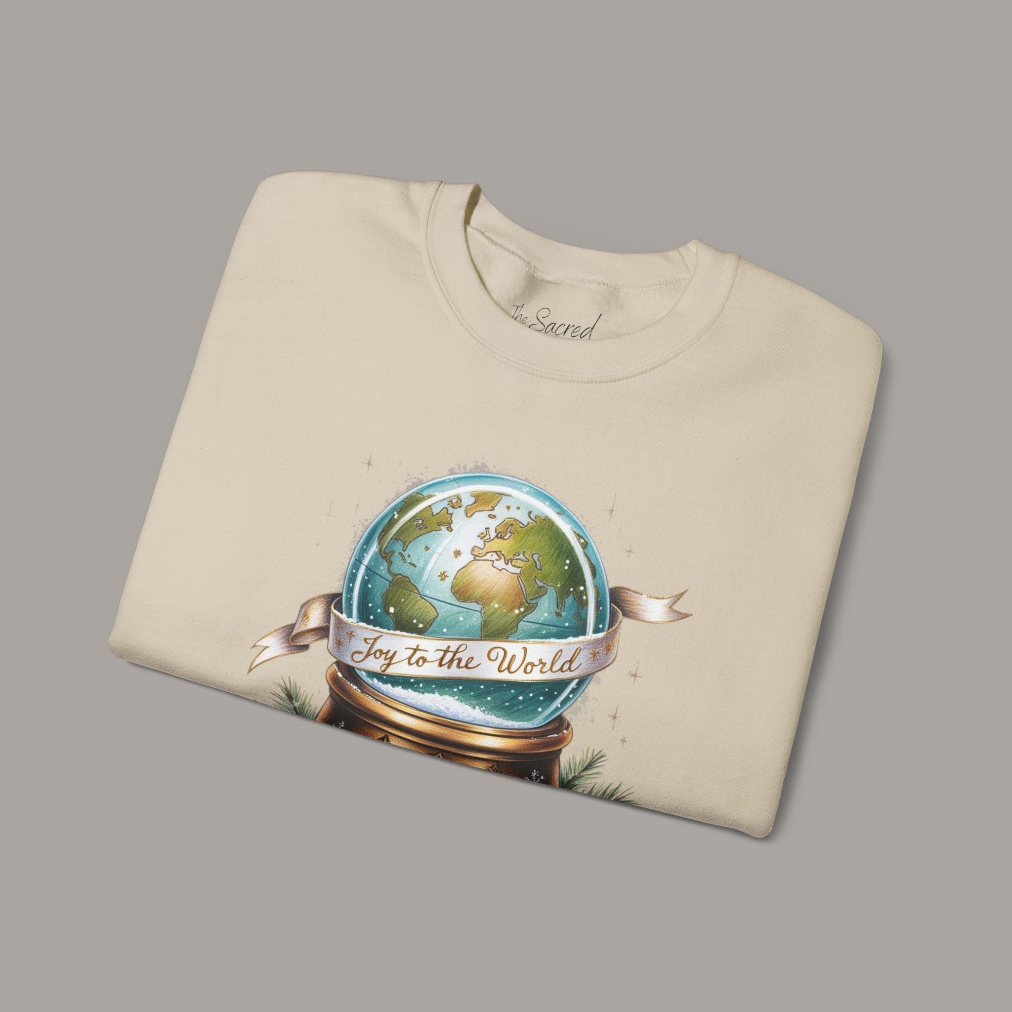 Joy To The World Globe Crewneck Sweatshirt