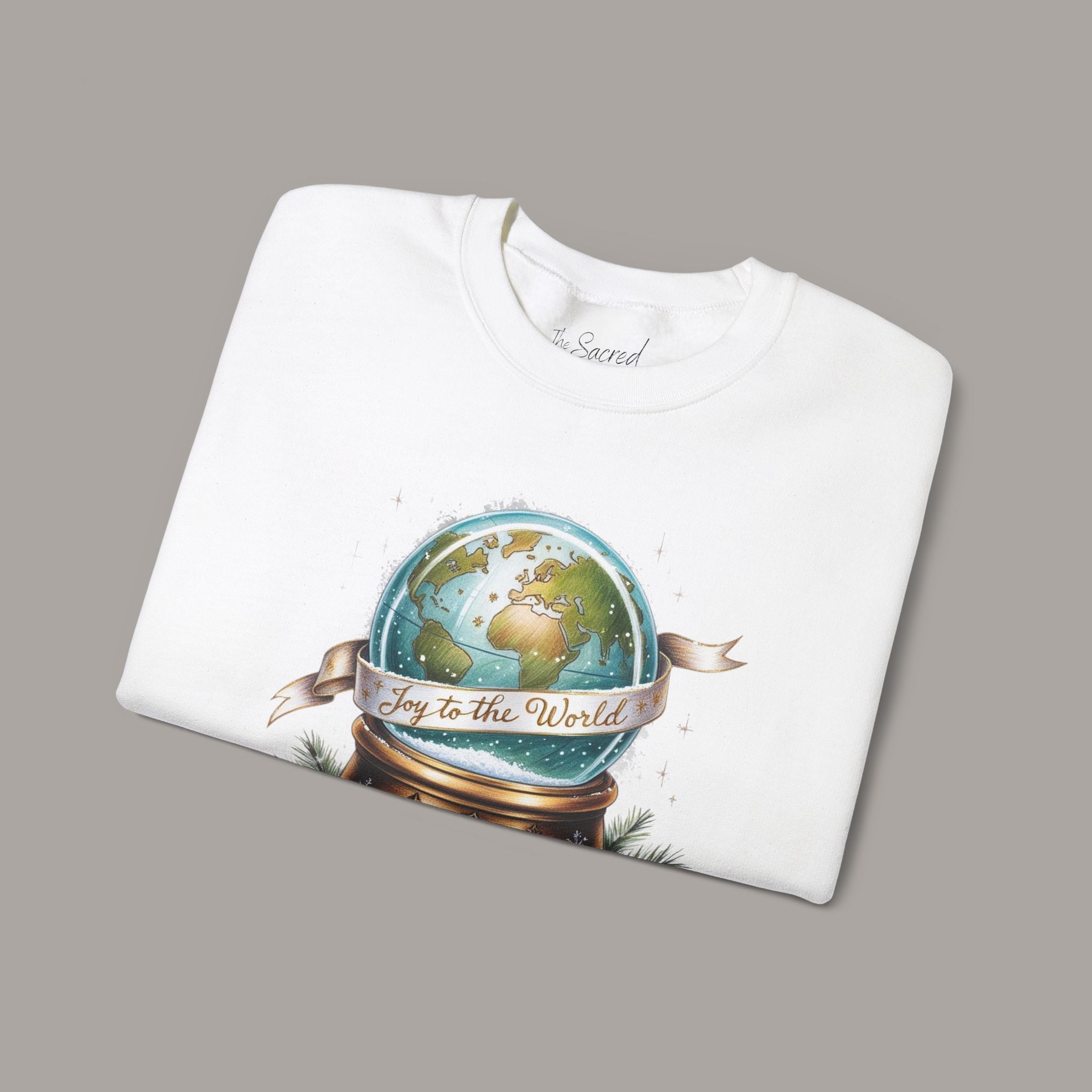 Joy To The World Globe Crewneck Sweatshirt