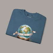 Joy To The World Globe Crewneck Sweatshirt